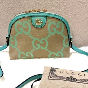 NEW Gucci Ophidia Jumbo GG Small Shoulder Bag Retail $2320